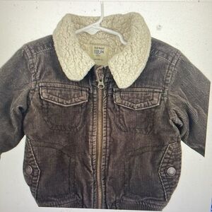 Old Navy Brown Corduroy Sherpa lining Jacket 18-24M
